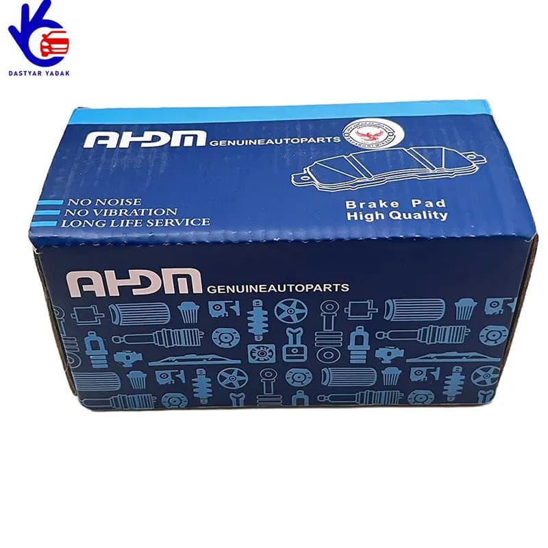 لنت ترمز جلو 206/207 تیپ 5 و 6 با شیم صداگیر (کره ای) AHDM — تصویر ۴