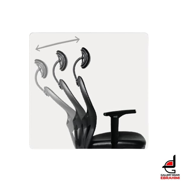 صندلی مدیریتی مش راحتیران مدل T5511 — تصویر ۳