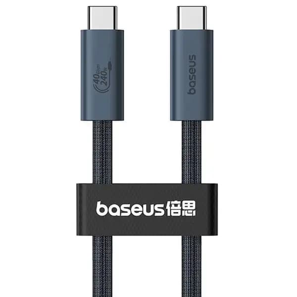 کابل سوپر فست شارژ تایپ سی به تایپ سی 240 وات بیسوس مدل Baseus PD USB 4 40Gbps P10311803111-00 — تصویر ۷
