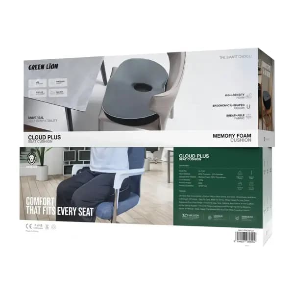 کوسن نشیمن طبی گرین لاین مدل Green Lion Cloud Plus Seat Cushion — تصویر ۴