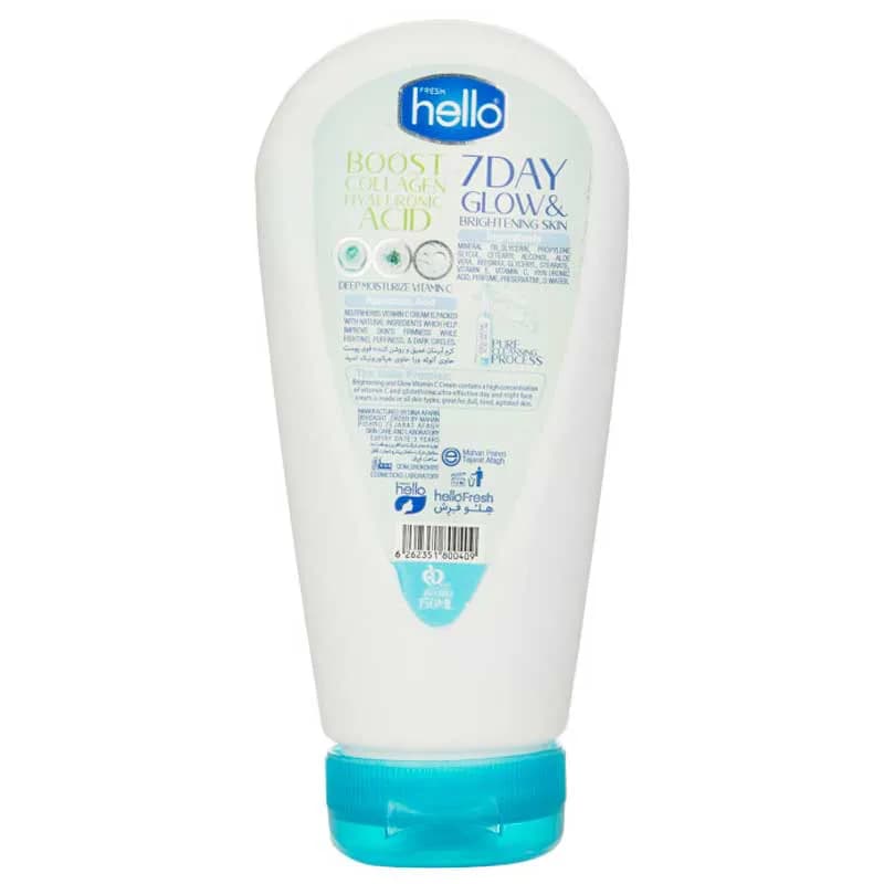 کرم مرطوب کننده تیوپی هلو فرش حاوی آلوئه ورا حجم 150mL — تصویر ۲