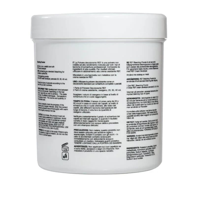 پودر دکلره سفید رف حجم 500 گرم Deco powder REF — تصویر ۲