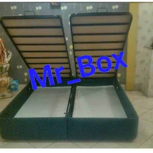 تختخواب تخت خواب باکس جکدار هتلی دوتیکه مدل16 مبلمان فرنا مدل 1143556