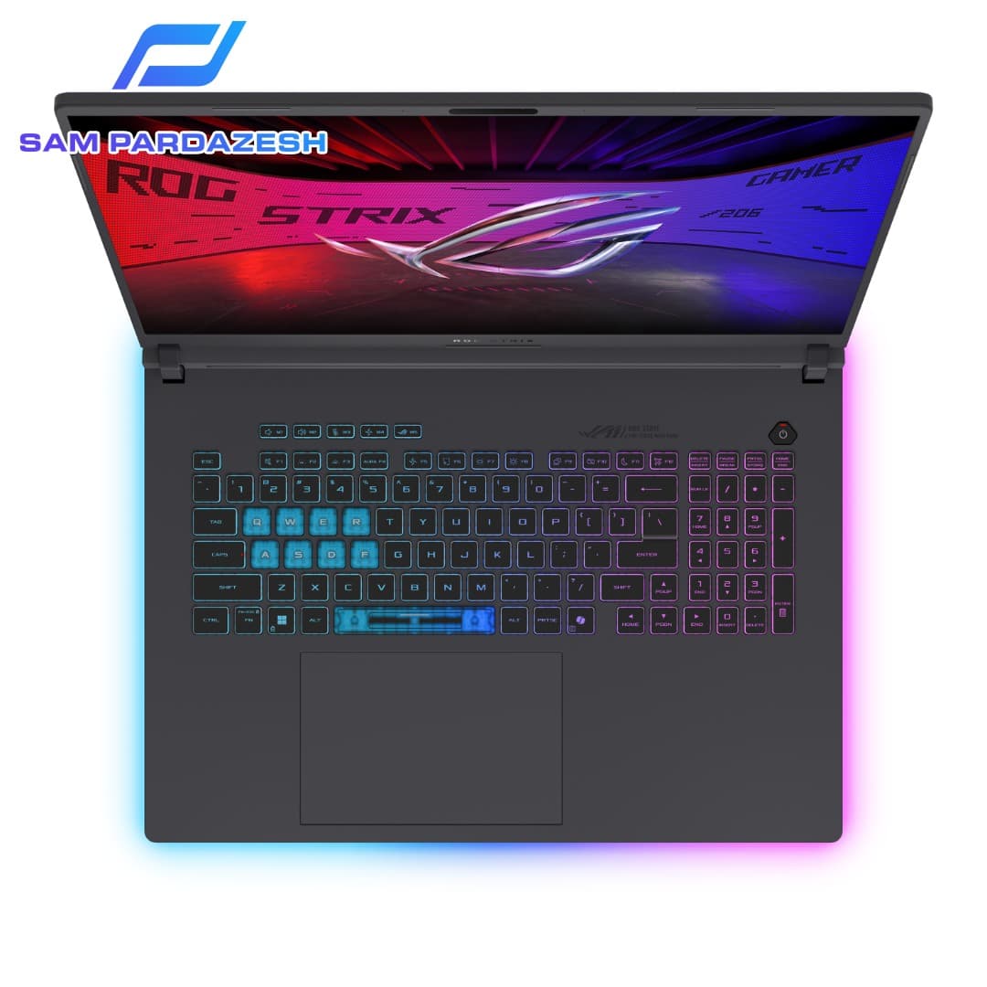 لپ تاپ گیمینگ ایسوس راگ 18 اینچی Asus ROG Strix G18 G815LW Core Ultra 9 275HX 64GB DDR5 1TB SSD 16GB RTX5080 — تصویر ۳