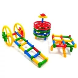 بازی ساختنی آموزشی هزارکاره مدل جعبه ای 110 قطعه — تصویر ۳