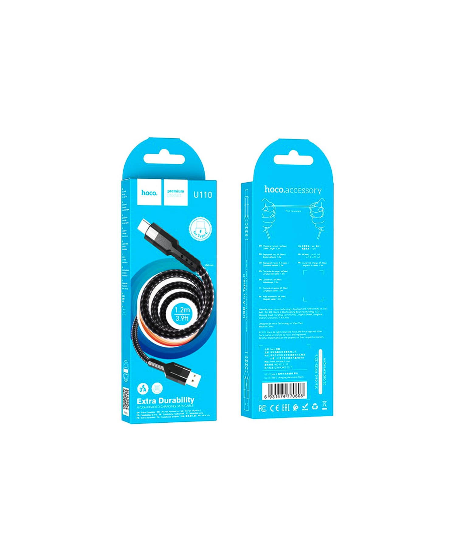 کابل تبدیل USB به Type-C هوکو U110 — تصویر ۴