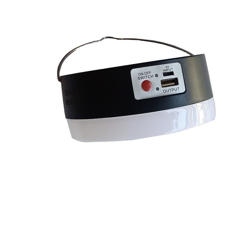 چراغ کمپینگ شارژی/خورشیدی مدل DC5-6V 100W (سولار) — تصویر ۸