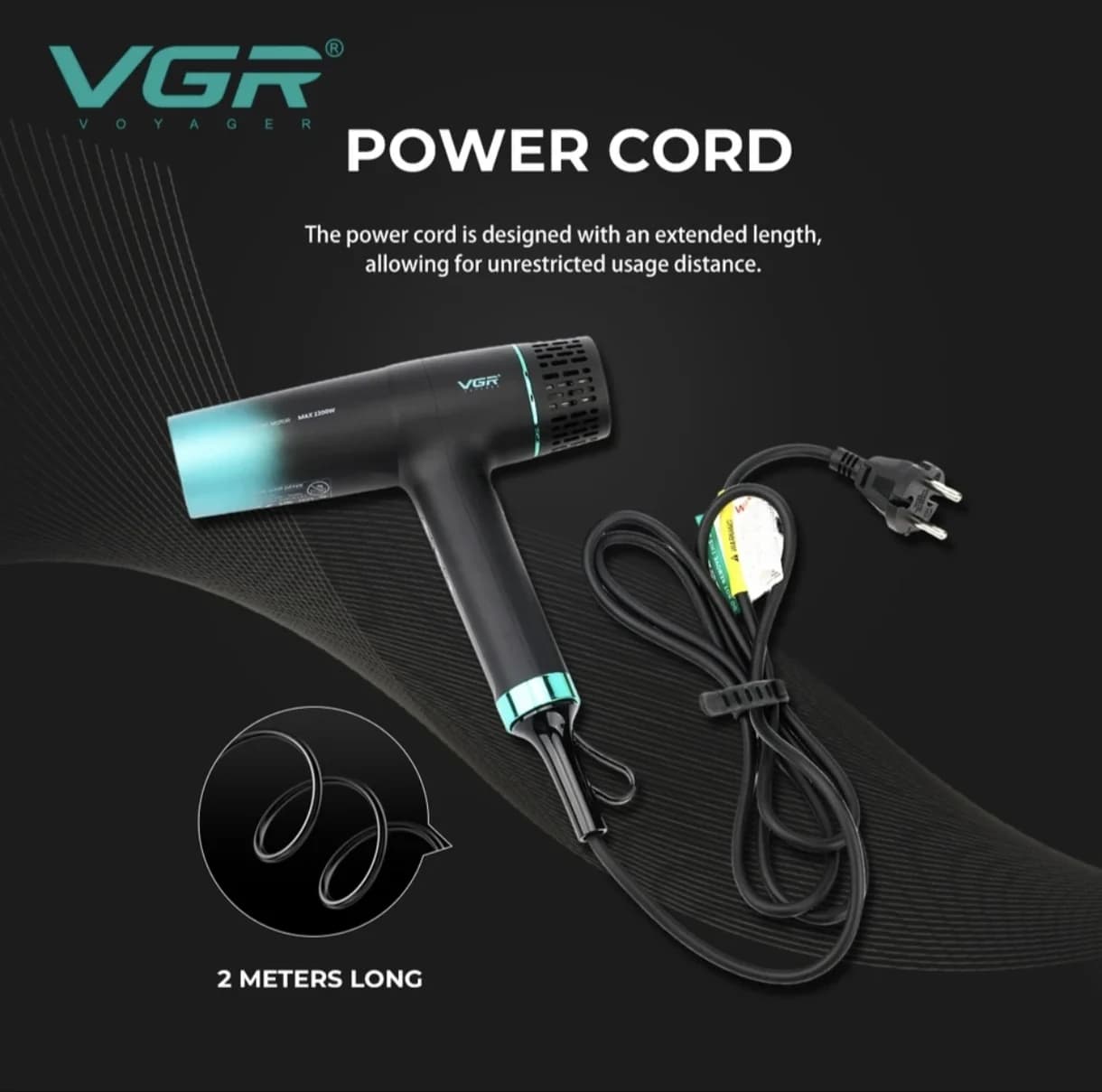 سشوار وی جی آر مدل V-442 — تصویر ۹