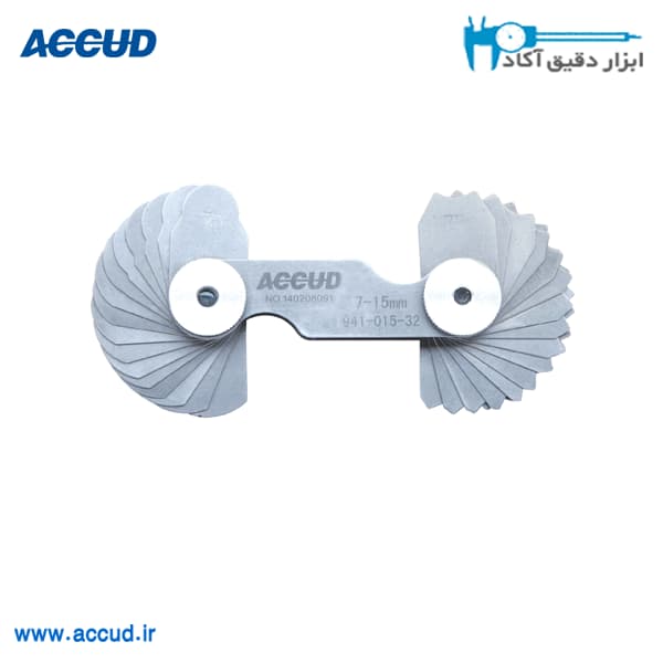 شعاع سنج 15-7/5 میلی متر Accud (اکود با گارانتی شرکتی) مدل 941-015-32