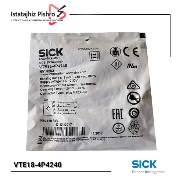 سنسور نوری VTE18-4P4240 زیک — تصویر ۴