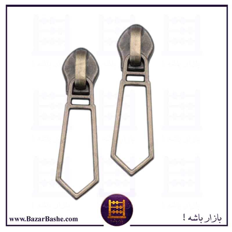 سرزیپ سایز 5 مدل کروات توخالی مناسب زیپ پلاستیکی — تصویر ۵
