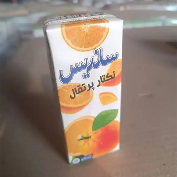 آبمیوه پرتقال ساندیس پاکتی ۲۰۰ میلیلیتر – پک 32 عددی — تصویر ۲