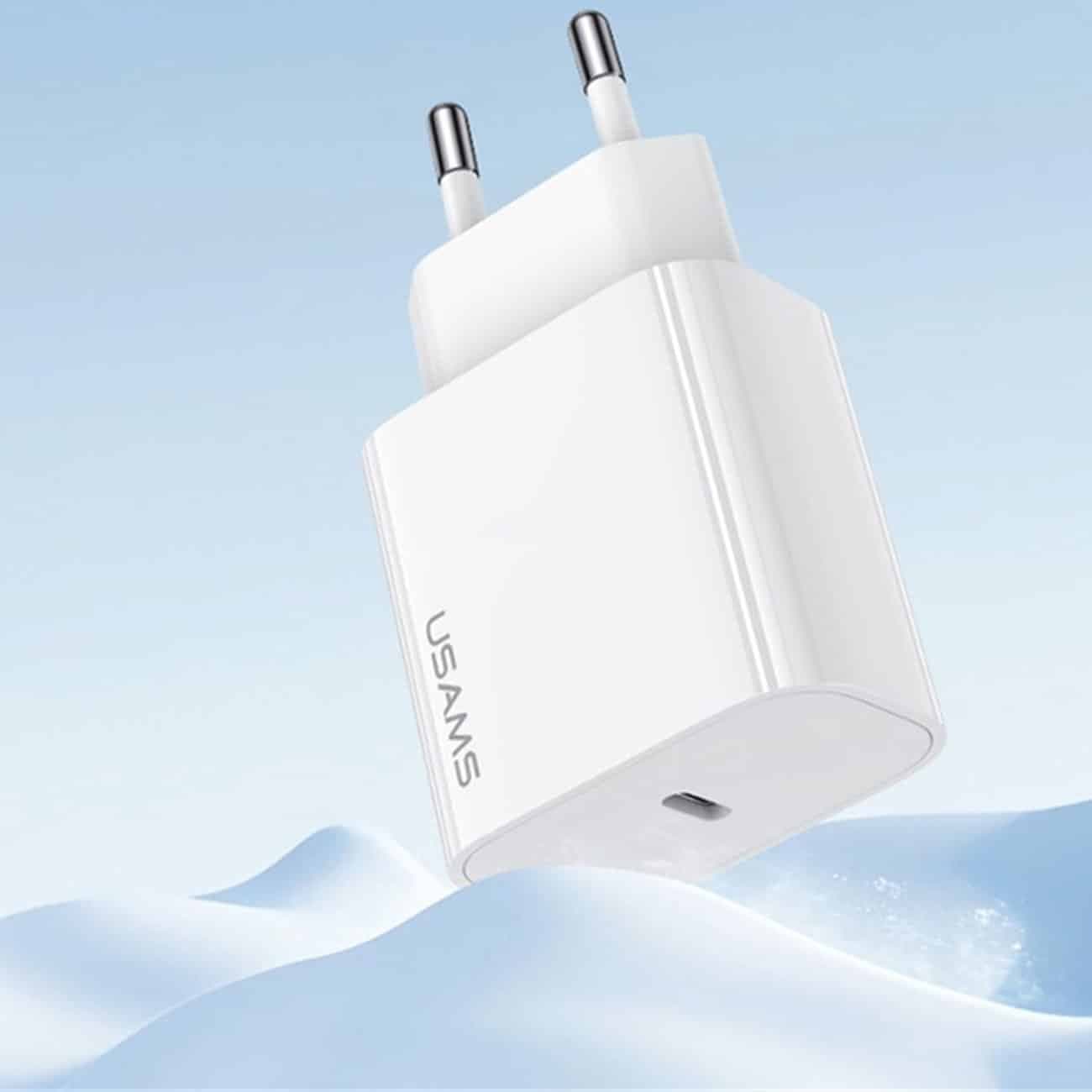شارژر دیواری یوسامز USAMS مدل CC226 توان 20 وات — تصویر ۷