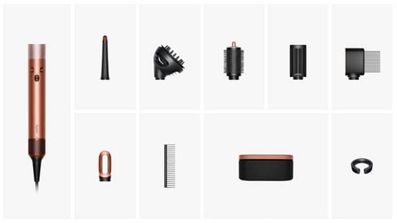 حالت دهنده مو دایسون مدل HS08 Airwrap Hair styler Ambersilk — تصویر ۳
