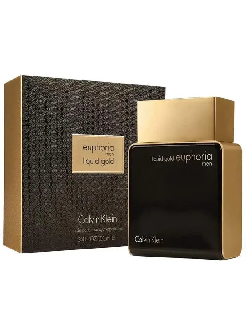 عطر ادکلن کلوین کلین(سی کی) یوفوریا لیکویید گلد مردانه اصل | Calvin Klein Liquid Gold Euphoria Men — تصویر ۲