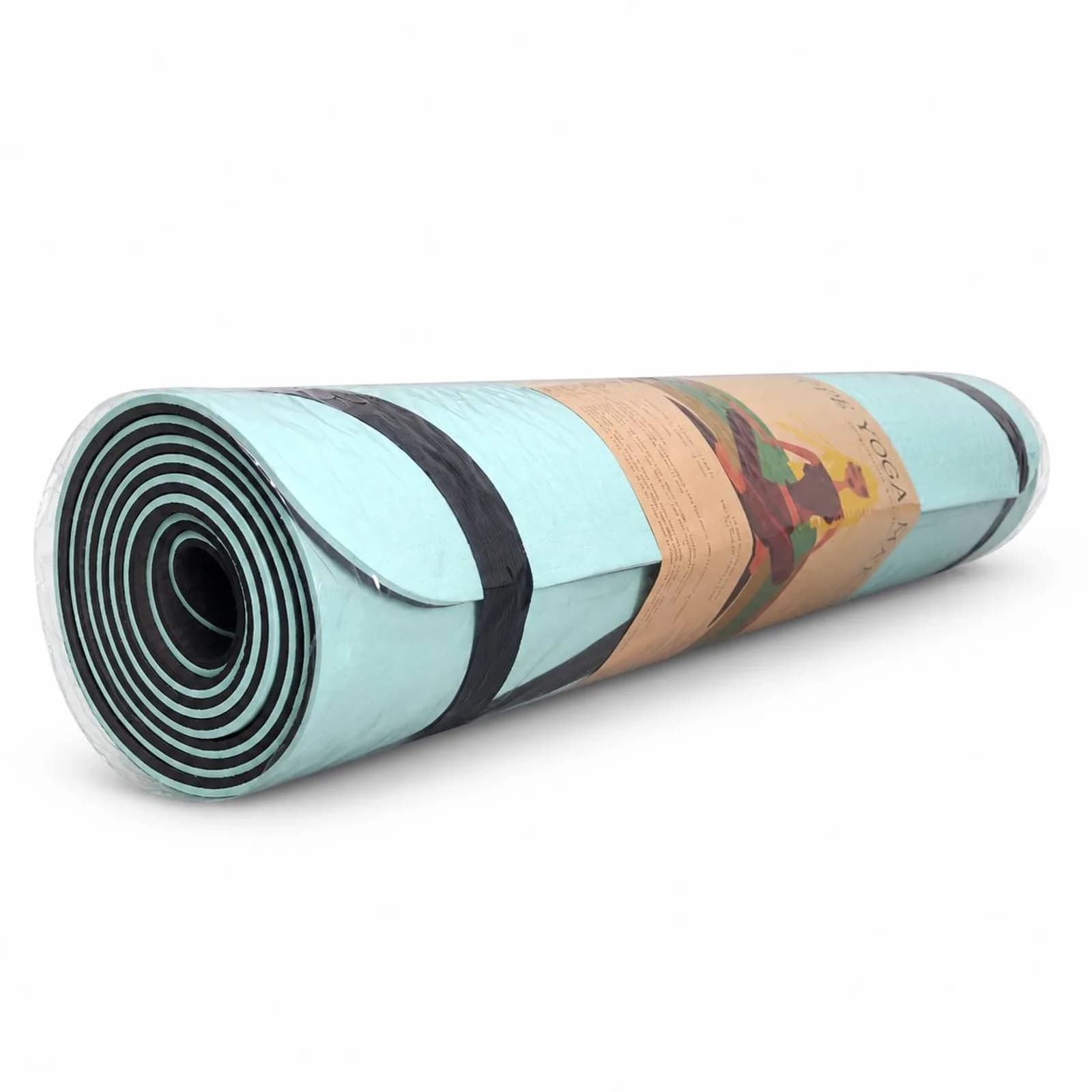 مت یوگا 6 میل TPE خط دار در 8 رنگ شناسه 10100714 — تصویر ۲