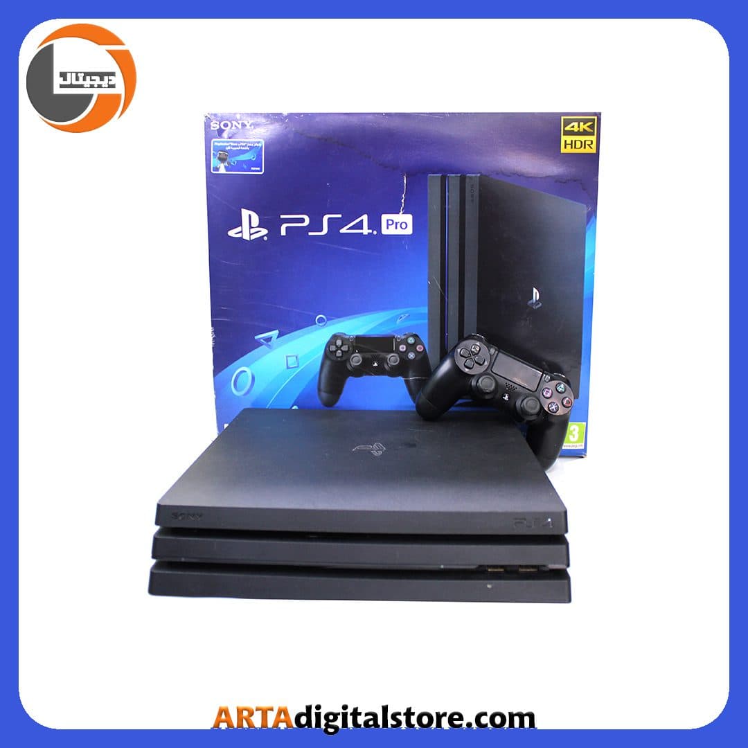 کنسول PS4 Pro 1TB Black تک دسته — تصویر ۲