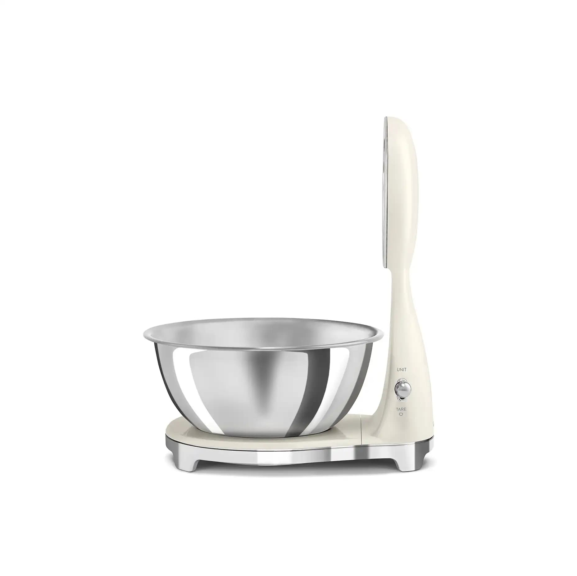 ترازو آشپزخانه اسمگ رنگ کرم آنالوگ و دیجیتال Smeg KSF01 — تصویر ۳