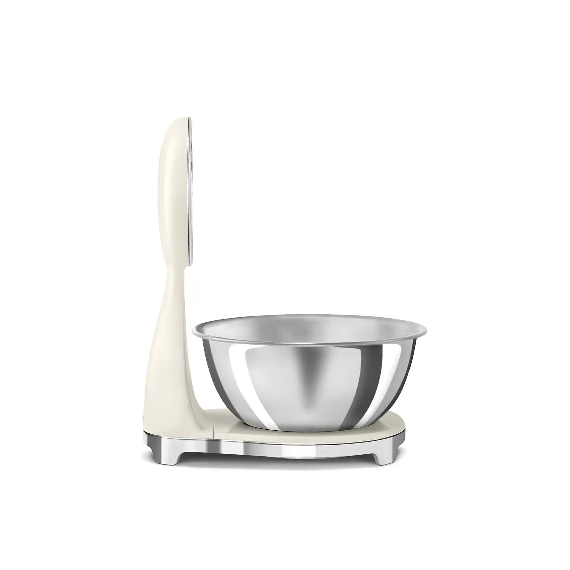 ترازو آشپزخانه اسمگ رنگ کرم آنالوگ و دیجیتال Smeg KSF01 — تصویر ۲