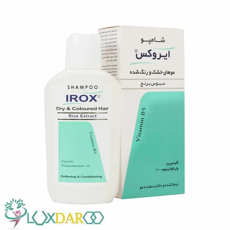 شامپو موهای خشک و رنگ شده ایروکس 200 گرم