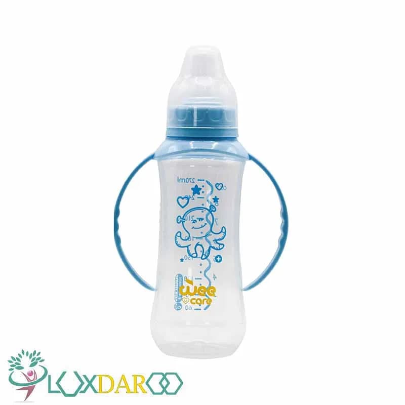 شیشه شیر دسته دار مناسب کودکان بالای 6 ماه 270 میل کد B316 وی کر