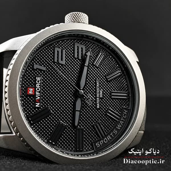 ساعت مچی اورجینال مردانه موتور ژاپن برند نیوی فورس مدل NF9202 چرمی — تصویر ۴