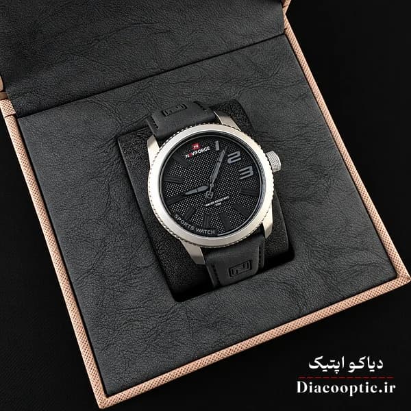 ساعت مچی اورجینال مردانه موتور ژاپن برند نیوی فورس مدل NF9202 چرمی — تصویر ۸
