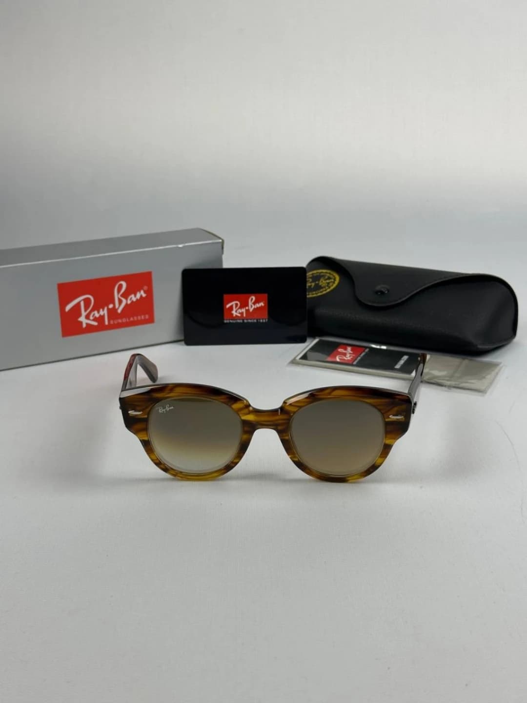 عینک ریبن رگه دار هایلایت rayban rb-2192 — تصویر ۲
