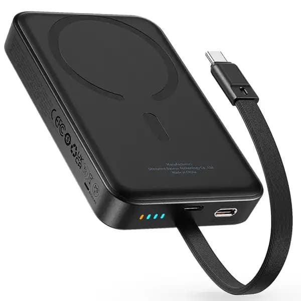 پاوربانک 10000 هزار 30 وات بیسوس مدل Baseus Magnetic Cable charging PPCXM10T P1002210B113-00 — تصویر ۳