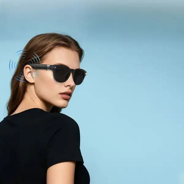 عینک هوشمند دوربیندار پاورولوژی مدل Powerology Lovanni AI Smart Glasses — تصویر ۶