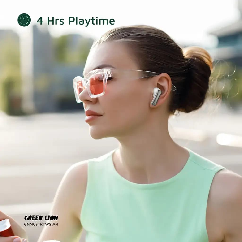 ایرپاد گرین لاین مدل Green Lion Manchester True Wireless Earbuds — تصویر ۳