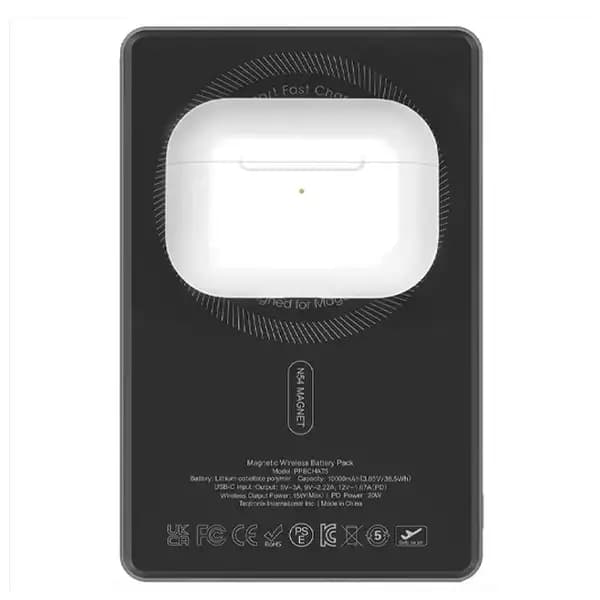 پاوربانک 10000 هزار پاورولوژی مدل Powerology MagVolt Magnetic PPBCHA75 — تصویر ۲
