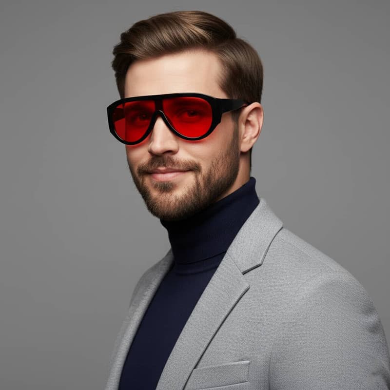 عینک شب خلبانی (Aviator) مدل FH 86086 — تصویر ۲