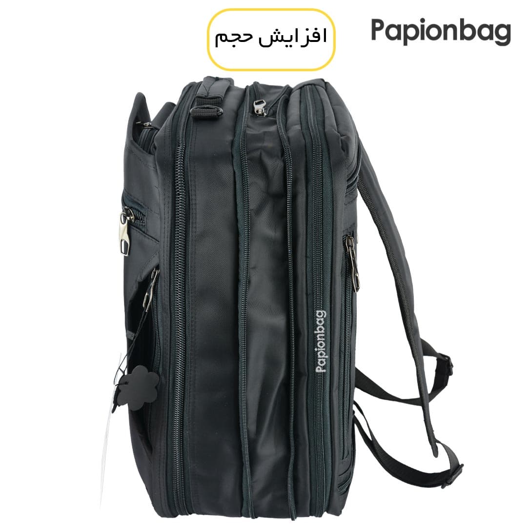 کیف اداری دانشجویی سه کاره لپ تاپ برزنتی کمل(camel) کد228 — تصویر ۲