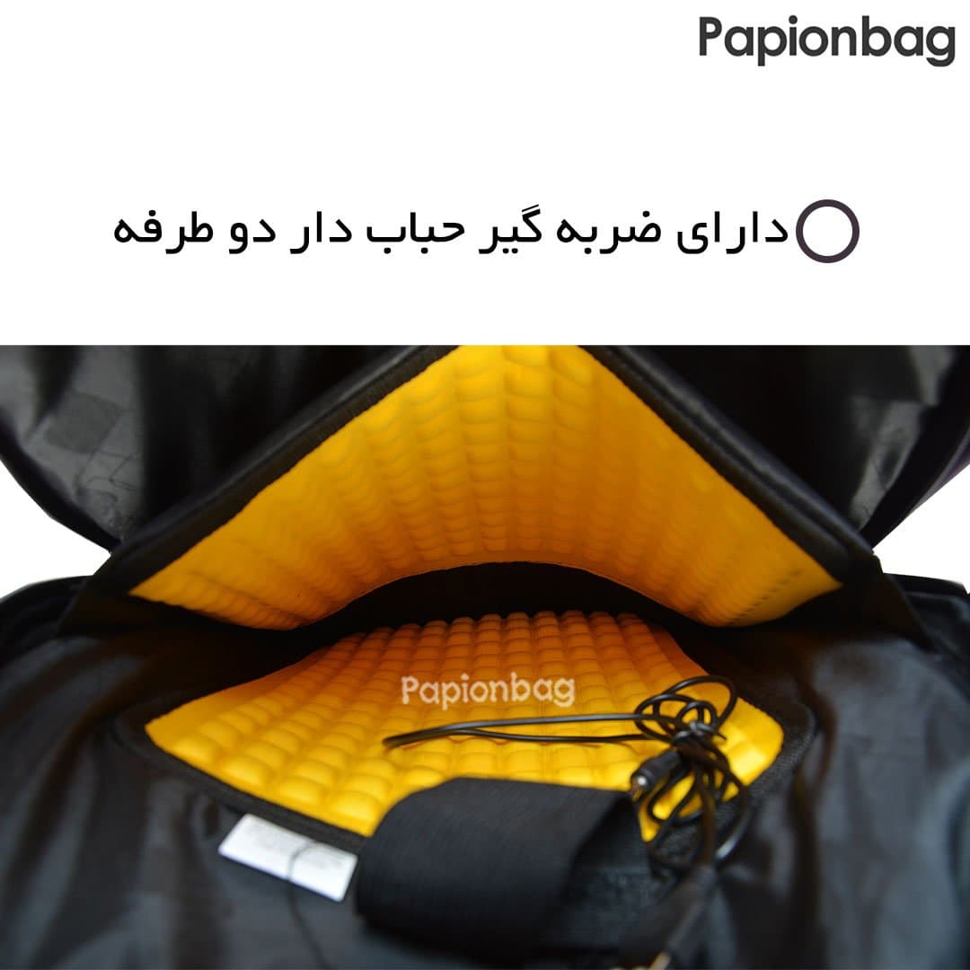 کوله پشتی لپ تاپی کمل اکتیو همراه کاور باران و جیب عینک کد200 — تصویر ۸