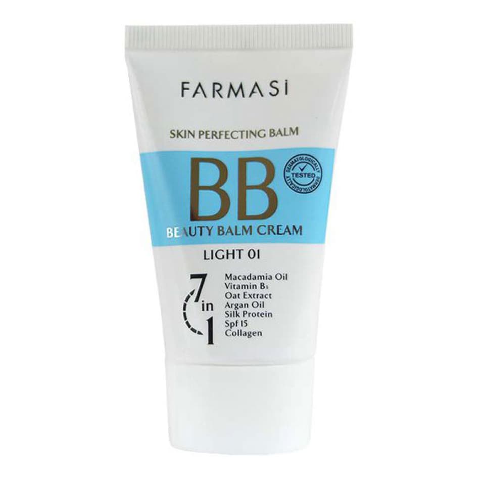 بی بی BB کرم فارماسی FARMASI مدل LIGHT 01 رنگ روشن
