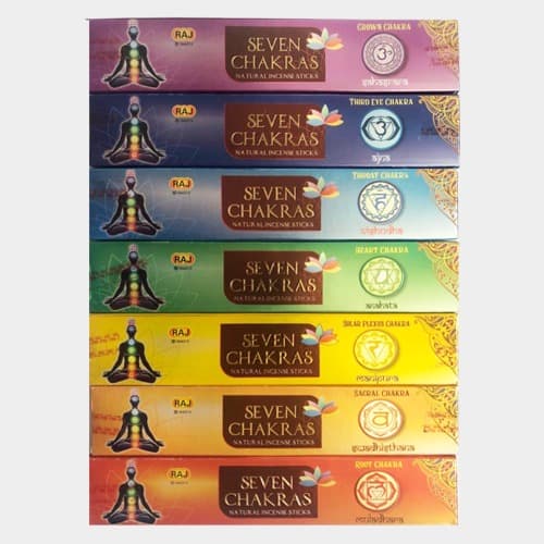 عود خوشبو کننده دست ساز سون چاکرا seven chakras (هفت چاکرا ) راج RAJ — تصویر ۲