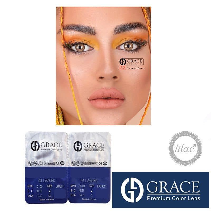 لنز رنگی چشم گریس GRACE کد 22