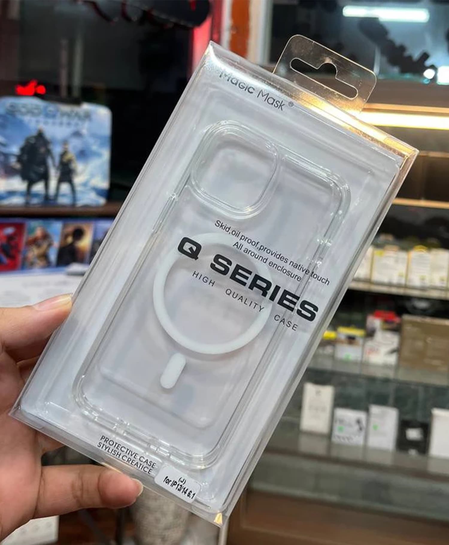 قاب مجیک ماسک مات مگ سیف دار گوشی موبایل آیفون Iphone 13 — تصویر ۲