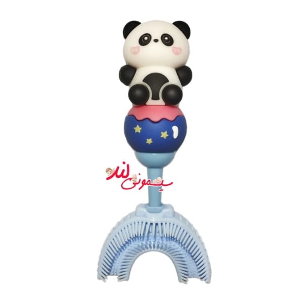 مسواک کودک سیلیکونی 360 درجه U شکل قاب دار — تصویر ۷