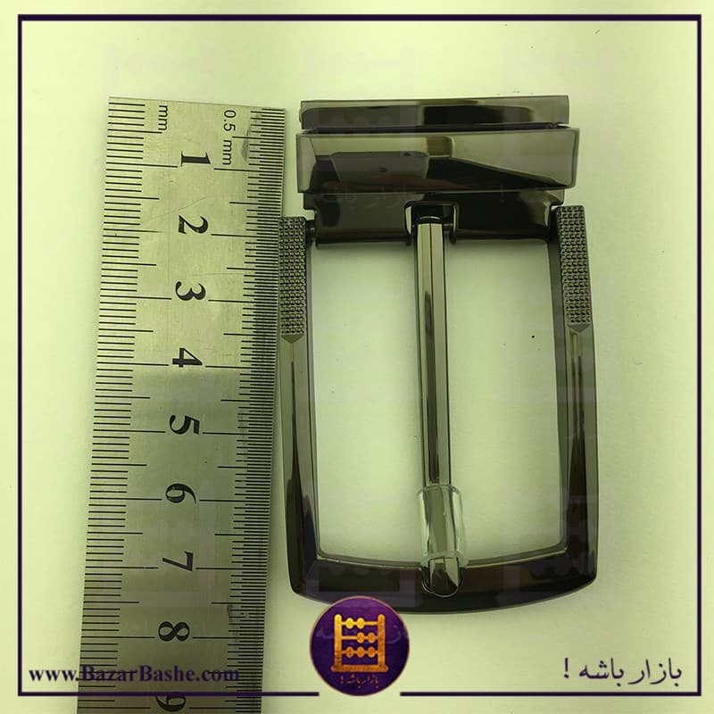 سگک کمربند زبانه دار مدل گازگیر کد N30 رنگ دودی براق — تصویر ۷