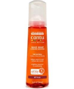 موس حالتدهنده و ضد وز موی فر کانتو مدل ویو ویپ غنی شده با شی باتر ۲۴۸ میل Cantu Shea Butter Wave Whip Curling Mousse — تصویر ۴