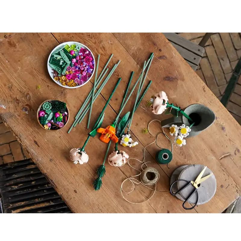 لگو Flower Bouquet سری آیکون کد 10280 — تصویر ۵