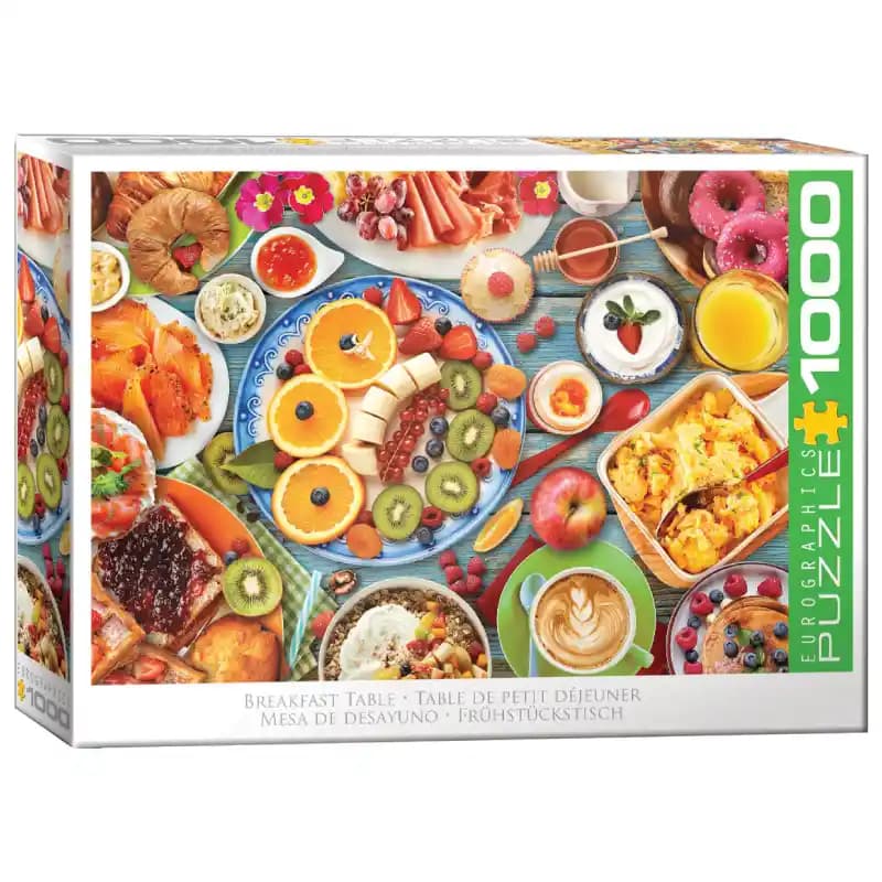 پازل 1000 تكه یوروگرافیک طرح breakfast table كد 5772