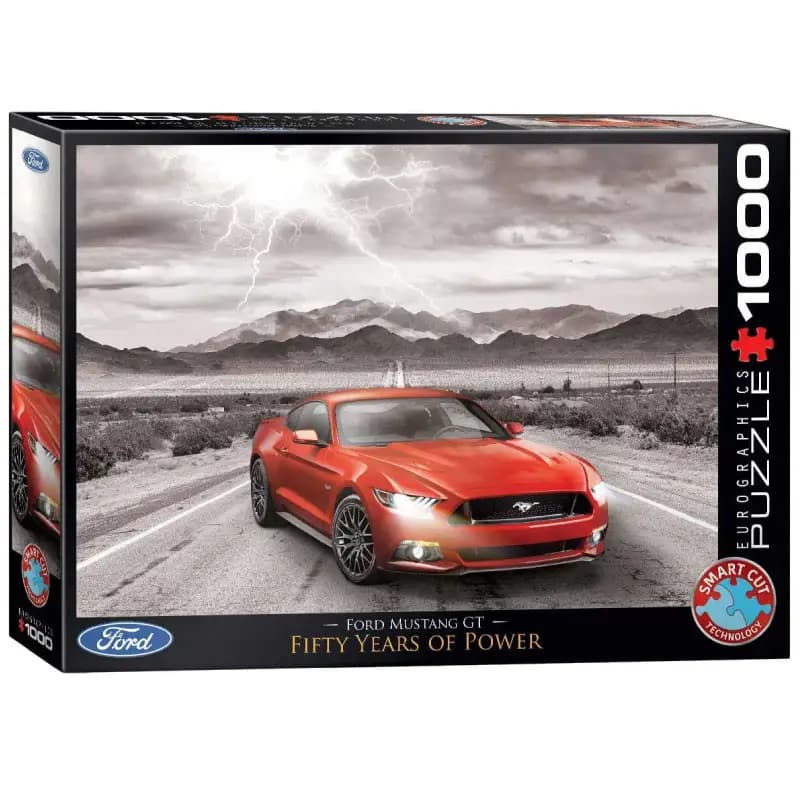 پازل 1000 تكه یوروگرافیک طرح ford mustang كد 0702