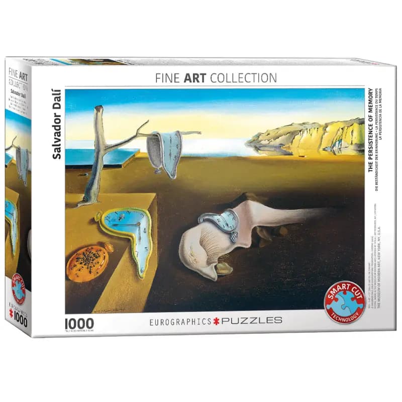 پازل 1000 تكه یوروگرافیک طرح The Persistence of memory كد 0845