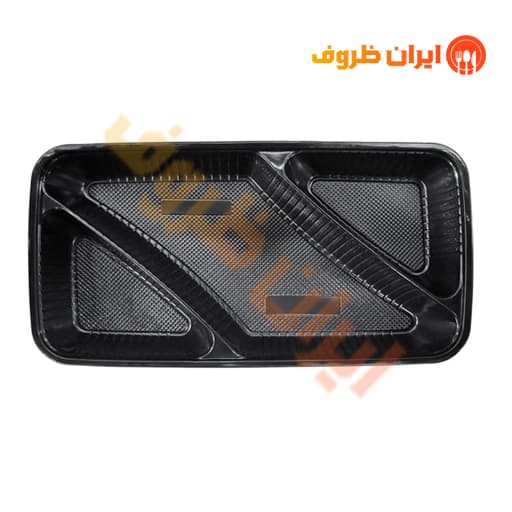 ظرف یکبار مصرف مشکی کد 8003 مهرپارسا / کارتن 100 عددی — تصویر ۲