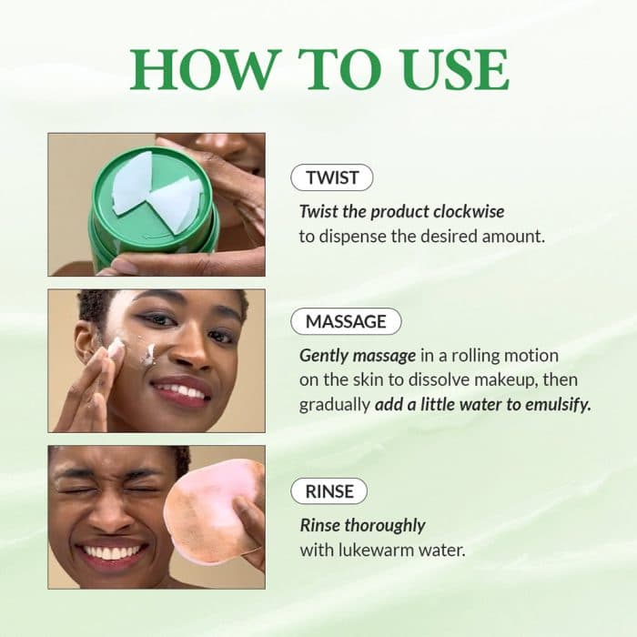 بالم پاک کننده منافذ دکتر آلتیا Dr.Althea Pure Grinding Cleansing Balm مناسب انواع پوست به خصوص پوست های حساس حجم 50 میلی لیتر — تصویر ۷