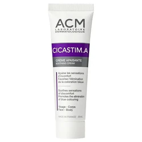 کرم ترمیم کننده کبودی و کوفتگی سیکاستیم ای سی ام ACM Laboratoires Cicastim.A Soothing Cream حجم 20 میلی لیتر
