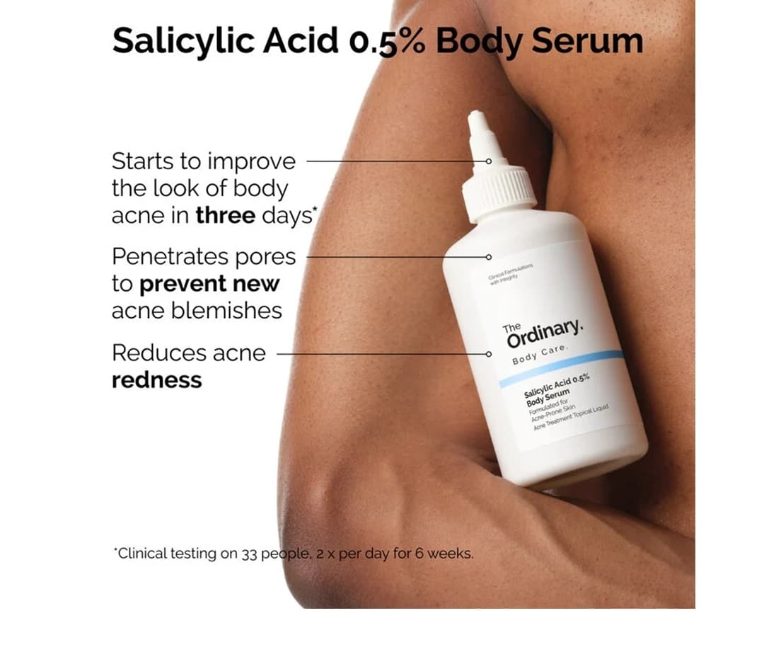 سرم سالیسیلیک اسید بدن اوردینری The Ordinary Body Care مناسب برای انواع پوست حجم240میلی لیتر — تصویر ۲
